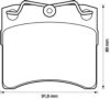 E.T.F. 120554 Brake Pad Set, disc brake